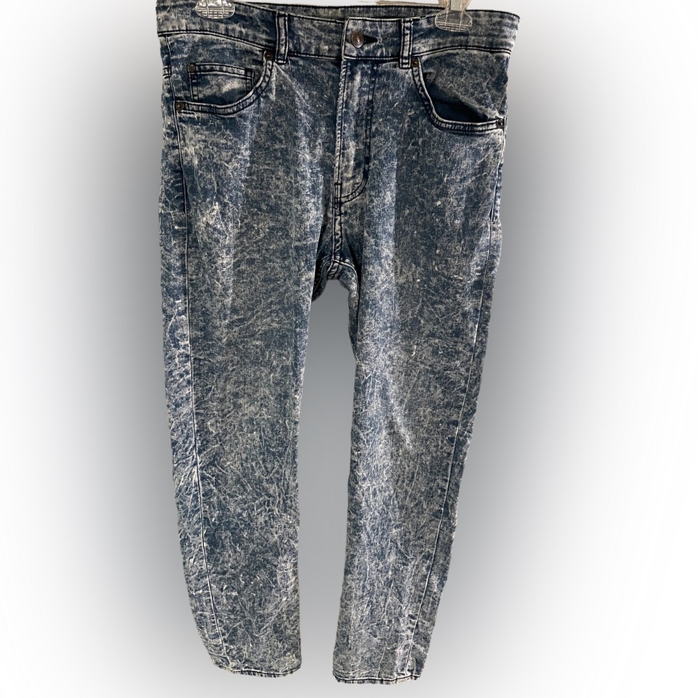DIVIDED Size:33 Acid Wash Jeans
